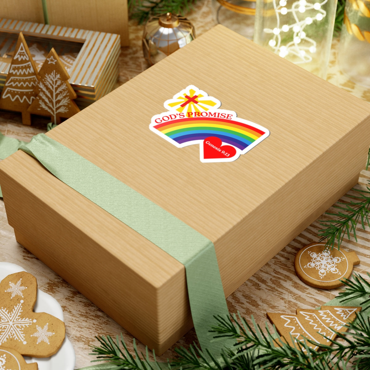 God's Promise Rainbow Stickers