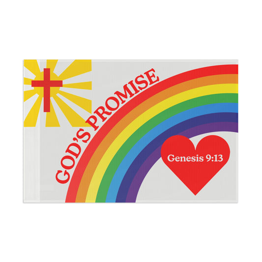 God's Promise Rainbow Flag