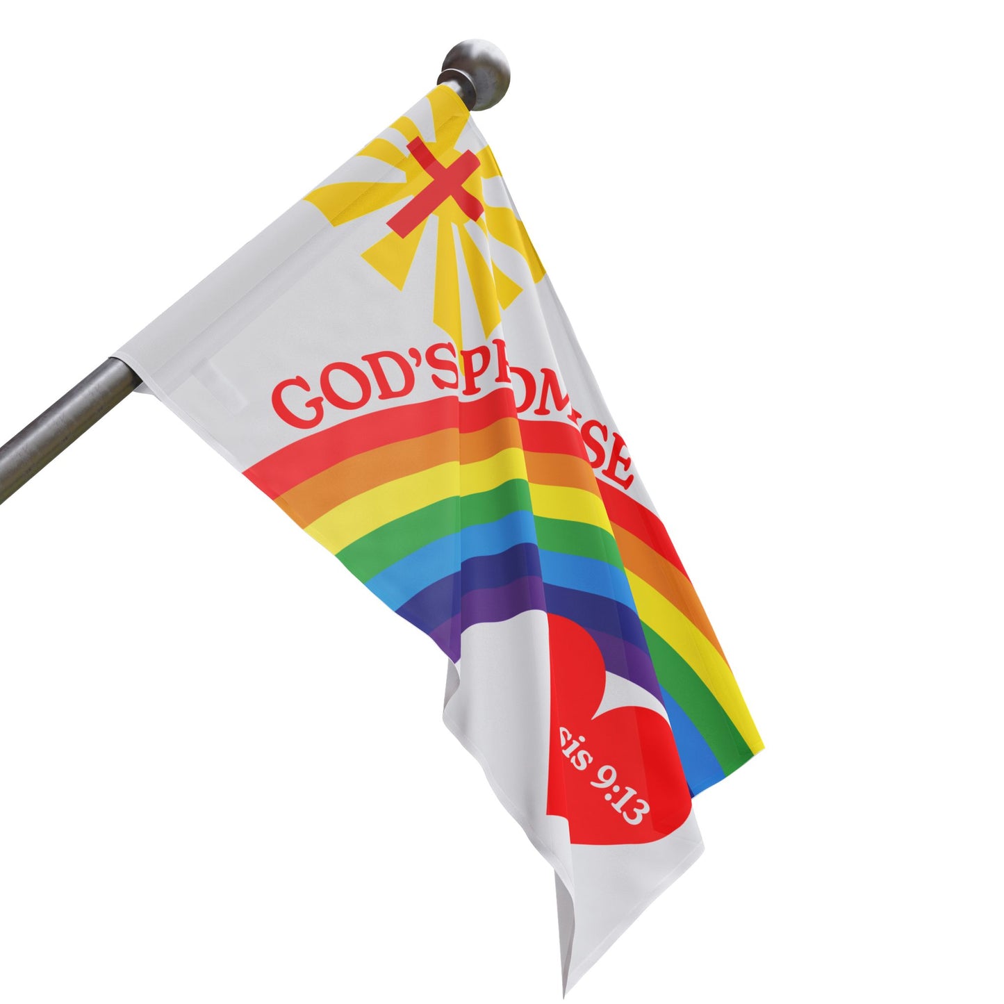 God's Promise Rainbow Flag