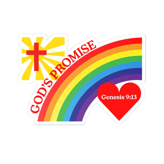 God's Promise Rainbow Stickers