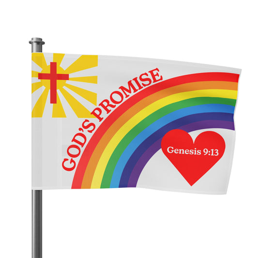 God's Promise Rainbow Flag